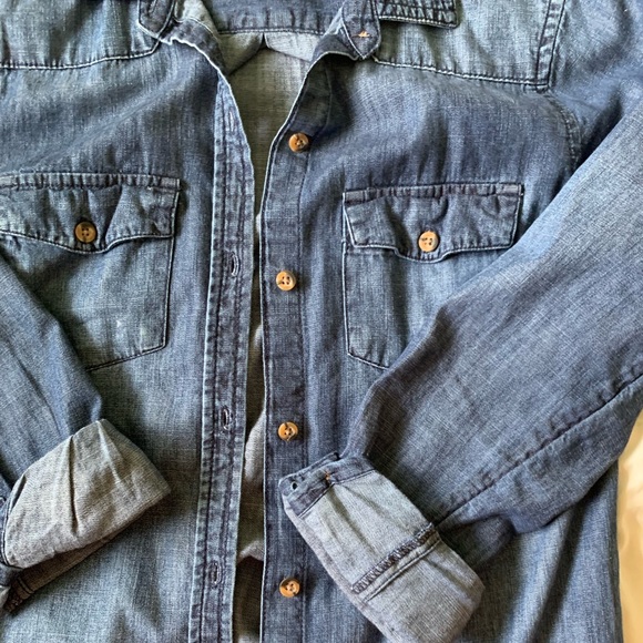 Button Down Jean Dress - Picture 2 of 3